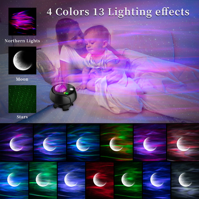 Starry Projector Aurora Galaxy Projector Light Baby Star Night Light Northern Light Projection Lamp For Kids Adults Holi