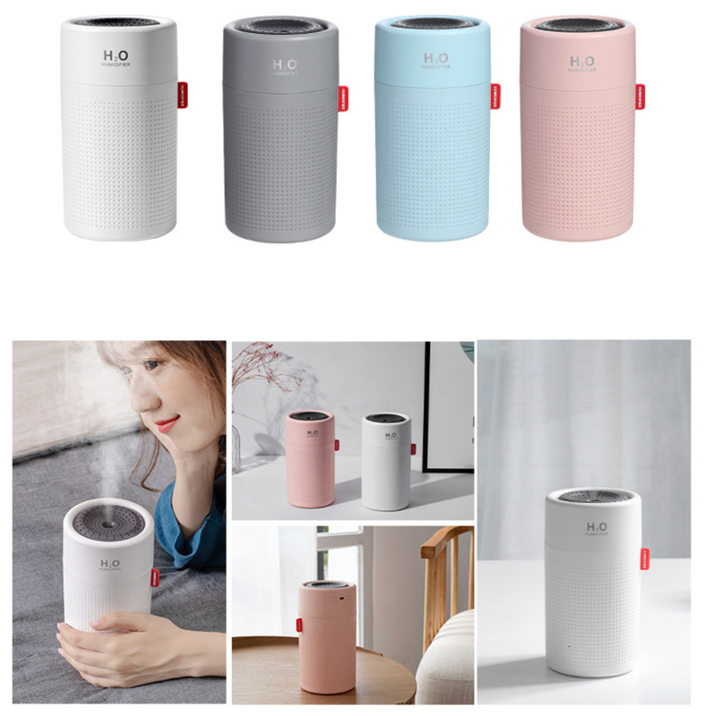 750ml Wireless USB Air Humidifier 2000mAh Battery Rechargeable Cool Mist Humidifier