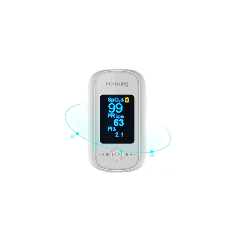 55g Digital Fingertip Pulse Oximeter With Dry Batteries