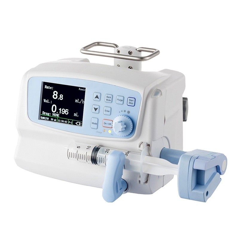 ICU Portable Safe Electric Hospital Medical Infusion Syringe Pump
